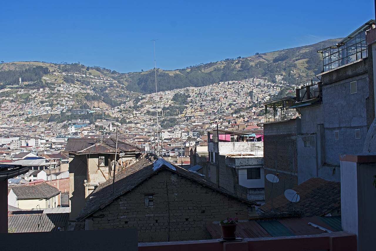 Vista de Quito; fotografía editorial de contexto